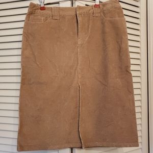 NEW Express Pencil Skirt Paisley SZ 3/4 Brown w/ Tags